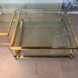 Set of 2 Coffee tables in the style of Pierre Vandel