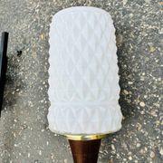 Lampe de pare-chocs en verre, années 60