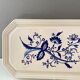 Vintage Cake Plate, Pie Plate, Serving Plate, Blue Beige, Ceramic Herbolzheim,