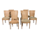 Set Of 12 Louis XVI Style Chairs In Polychrome Wood - 19th Century