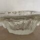 Cendrier, vide-poche Blenko en verre moderniste design brutaliste, 1960