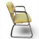 Fauteuil vintage Strafor Steelcase 421, vert chiné