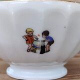 bowl with children's motifs