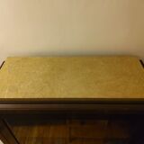 Furniture showcase Art Deco Solid mahogany mirror background