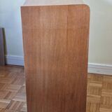 Vintage chest of drawers in modernist veneered wood from the 50s