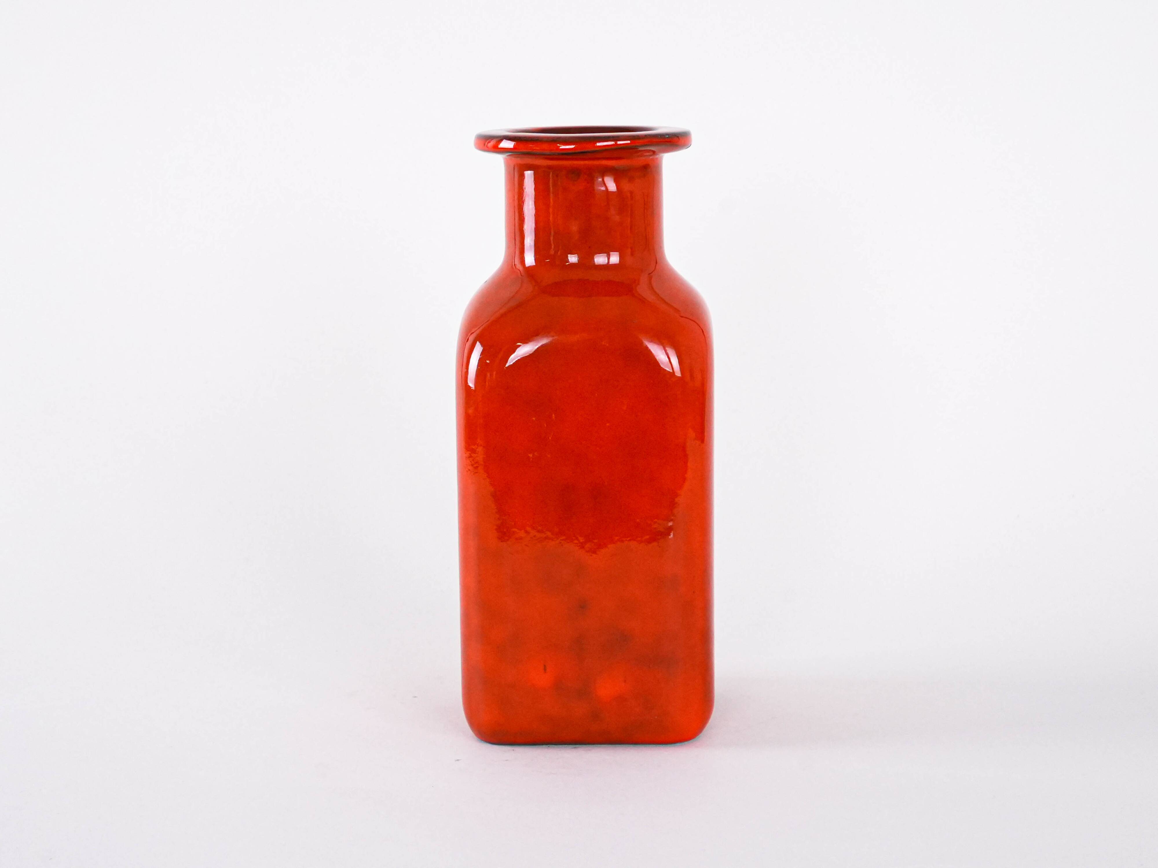 Ceramic vase, Italian design, 1960s, made in Italy