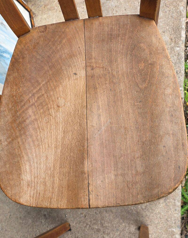 Set of 2 Bistro Chairs Stamped Stella 1950s