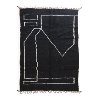 Tapis marocain noir