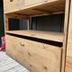 2m pine counter or central island with storage
