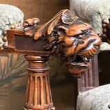 Pair of Renaissance style armchairs.