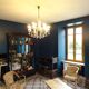 Twelve-armed golden bronze light chandelier