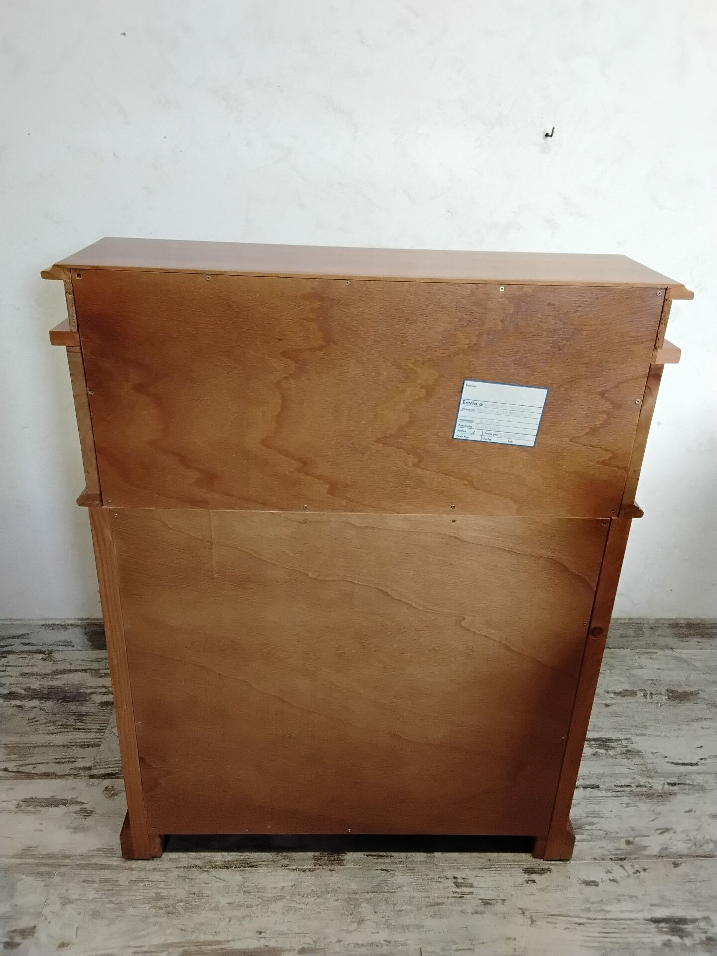 Wooden curtain secretary