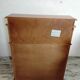 Wooden curtain secretary