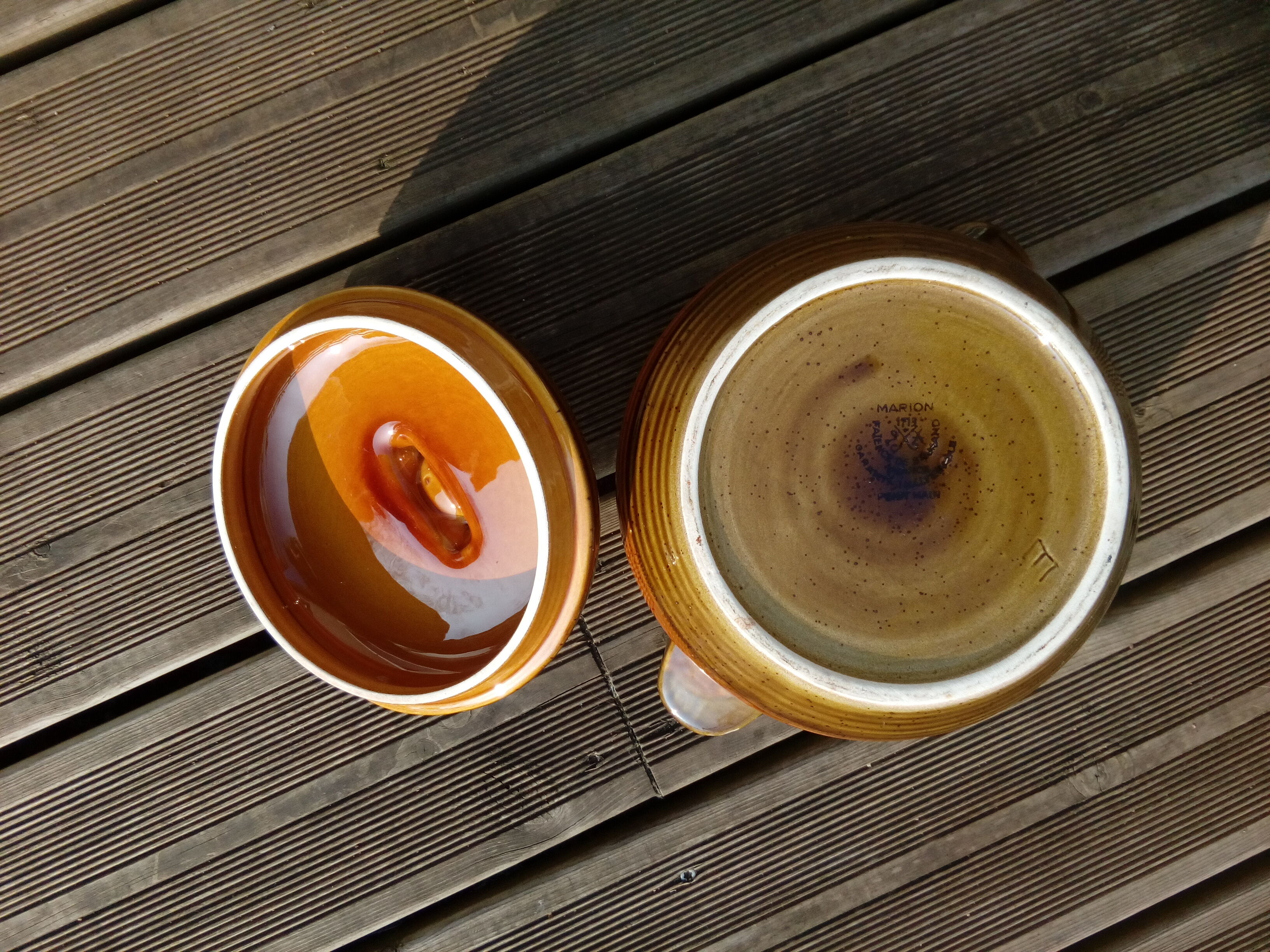 Pot Saint Amand model Marion enamel ceramic