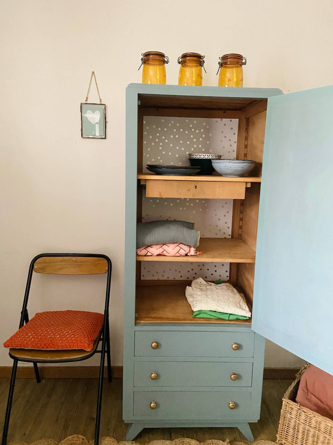 Vintage Parisian wardrobe