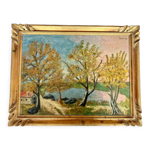 Peinture à l’huile, - 1930