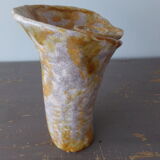 Rolled ceramic vase