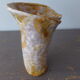 Rolled ceramic vase