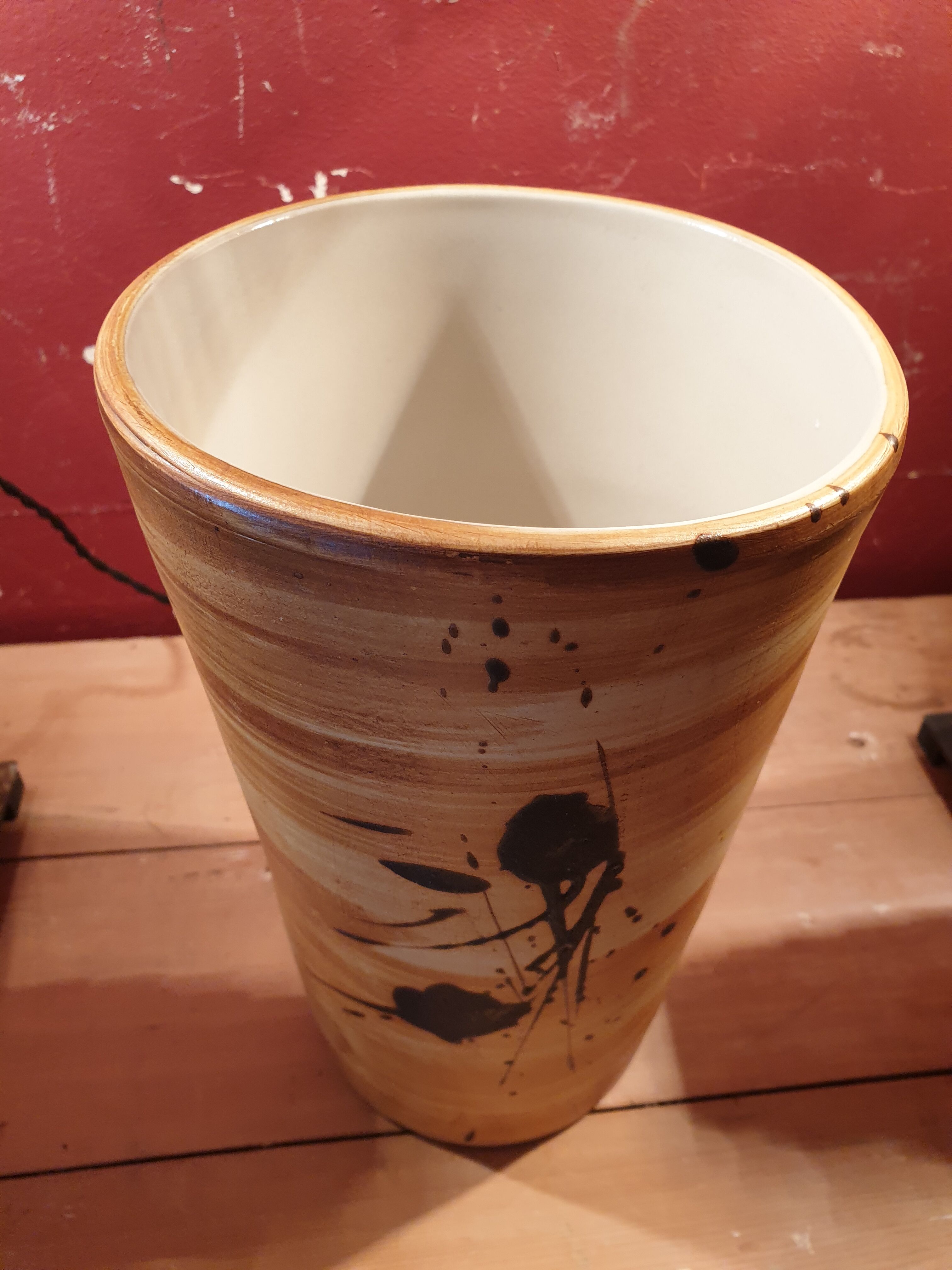 Vase céramique La Colombe Vallauris années 1960