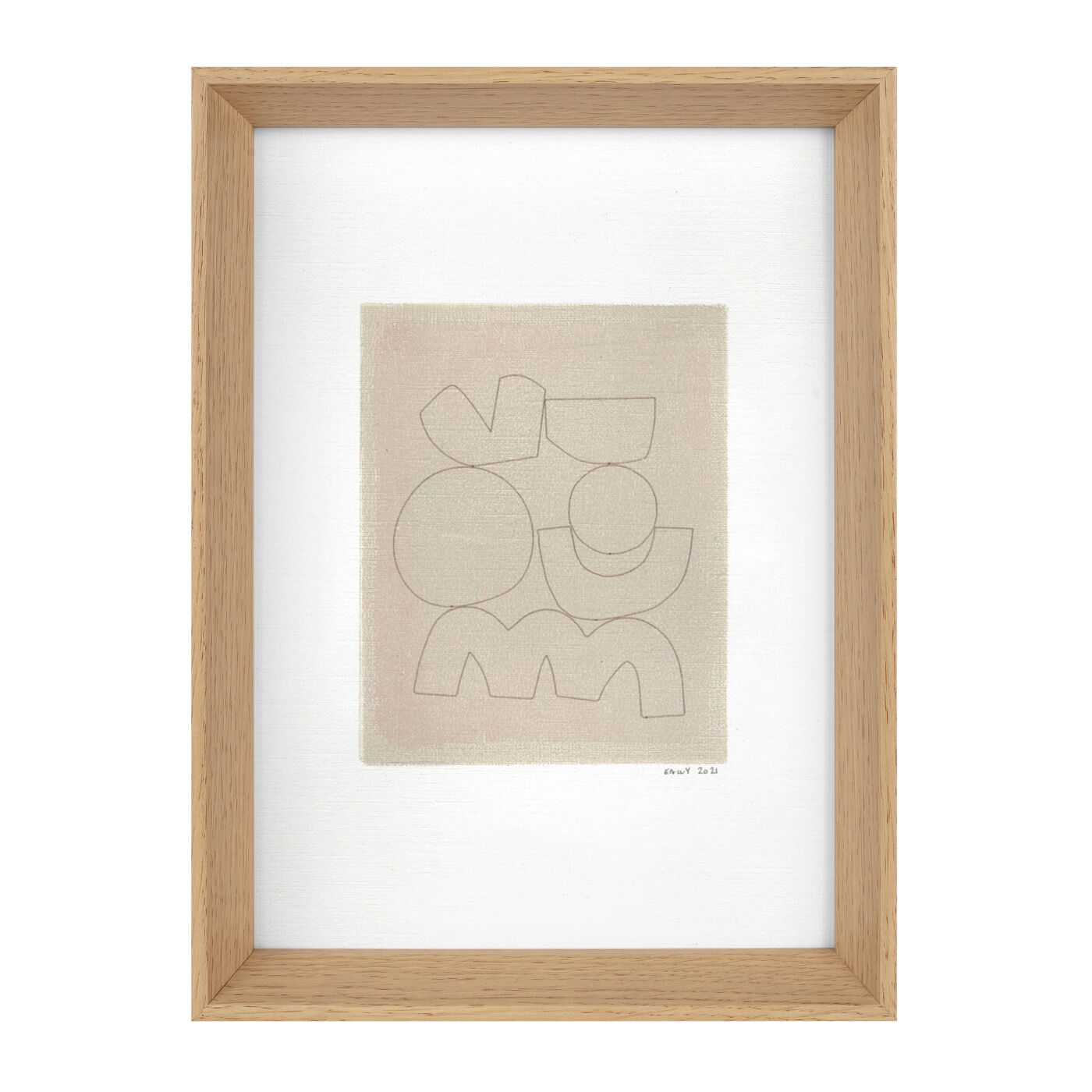 Illustration on paper • T468 • signed Eawy