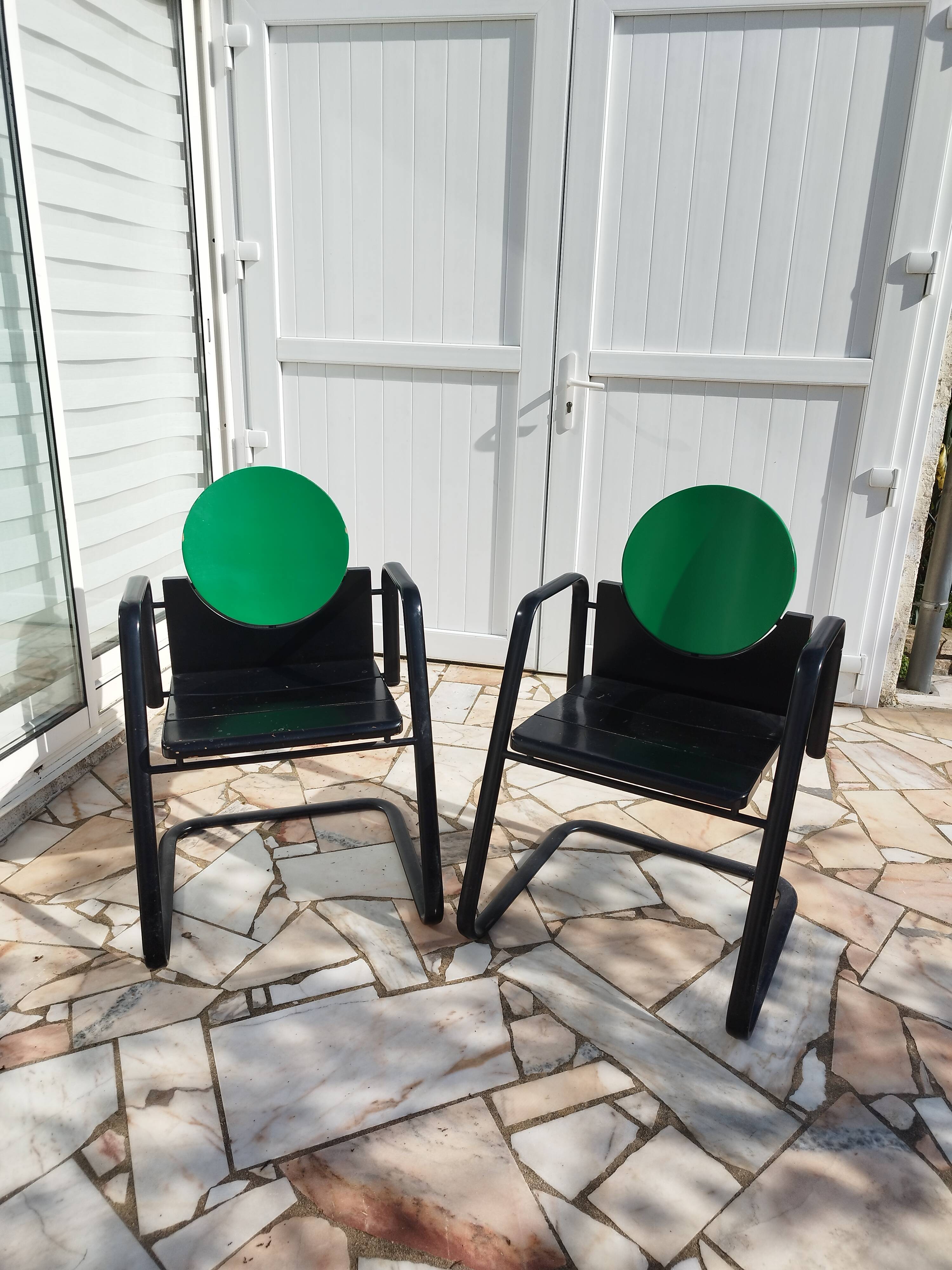 2 Martin Stoll chairs model G-Pino "Pinocchio"