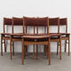 Set of six beech chairs, Danish design, 70s, made in Denmark