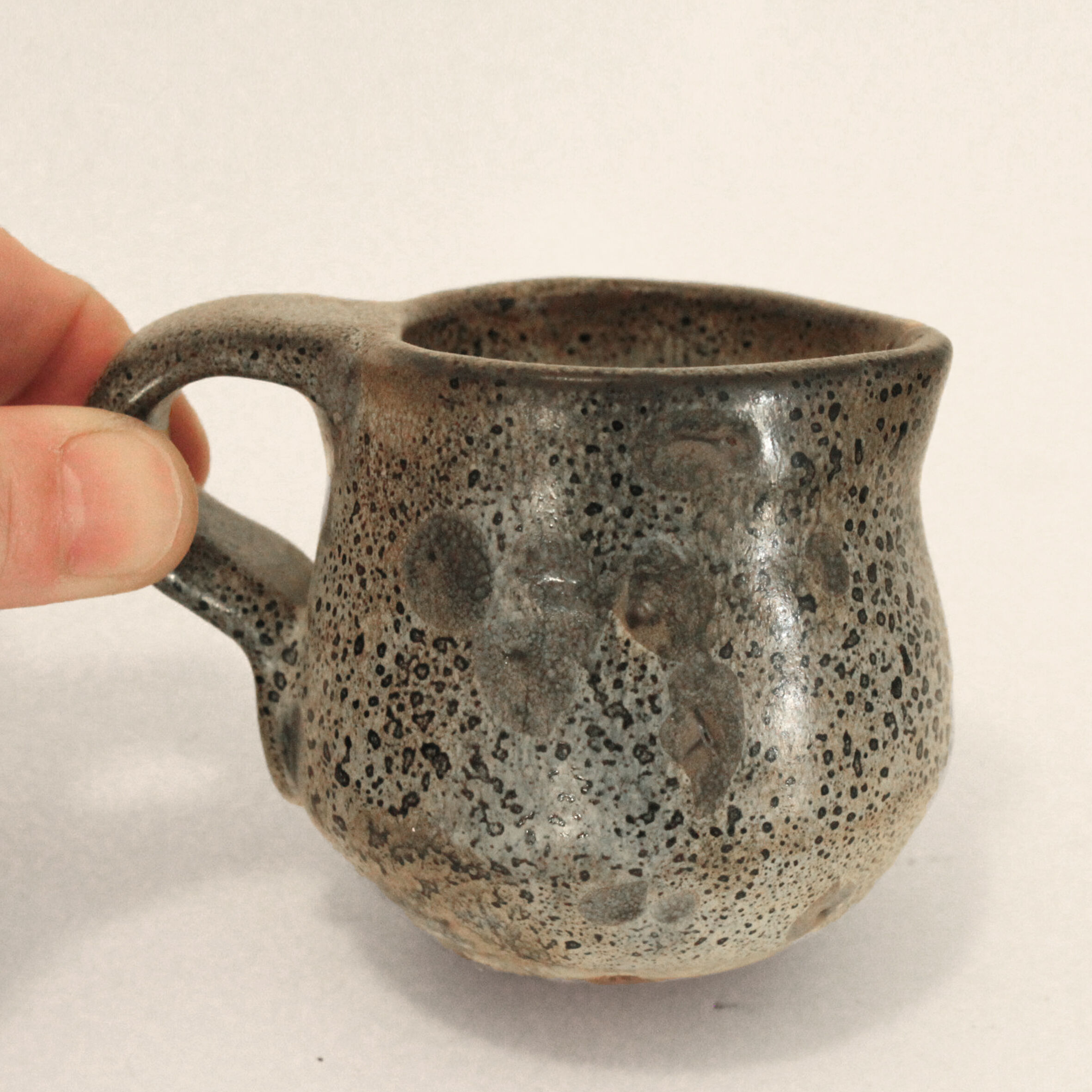 Set 2 cups & 1 pot in stoneware