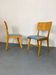 Chaises de salle à manger en hêtre modernistes du milieu du siècle, années 1950, lot de 2