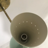 Pair of sage green wall lamps