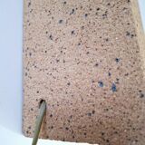 Large raw ceramic lamp