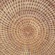 Large vintage 70s rattan top