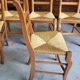 SET OF 6 DINING ROOM OR KITCHEN CHAIRS IN RESTAURANT STYLE IN WALNUT