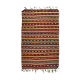 Anatolian handmade kilim rug 241 cm x 146 cm