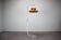 Lampadaire space age hongrois des années 1970 en plastique orange et chrome