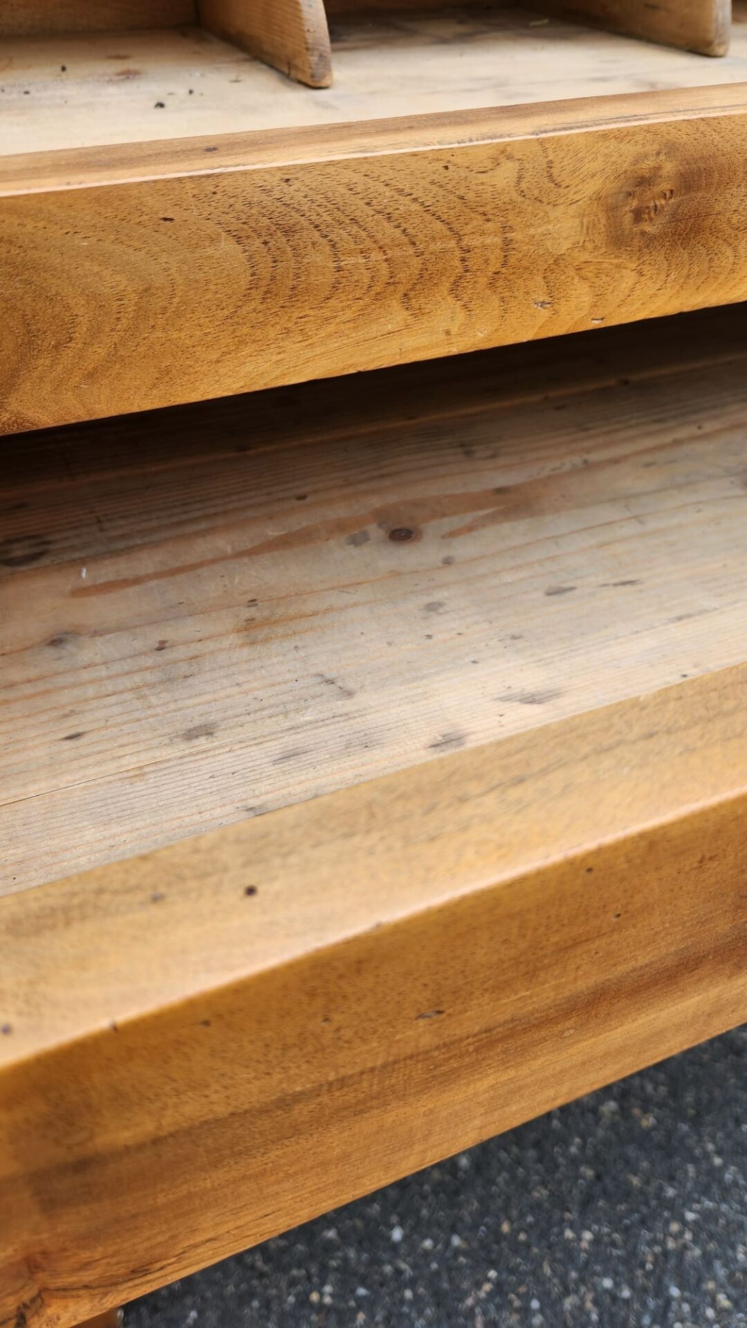 Antique wooden desk from 1920/1940.