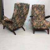 Greaves and Thomas Pair Teak Lounge Armchairs 1960s Midcentury Vintage Retro 70s