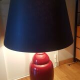 Ceramic lamppost with lampshade, Jacques Molin