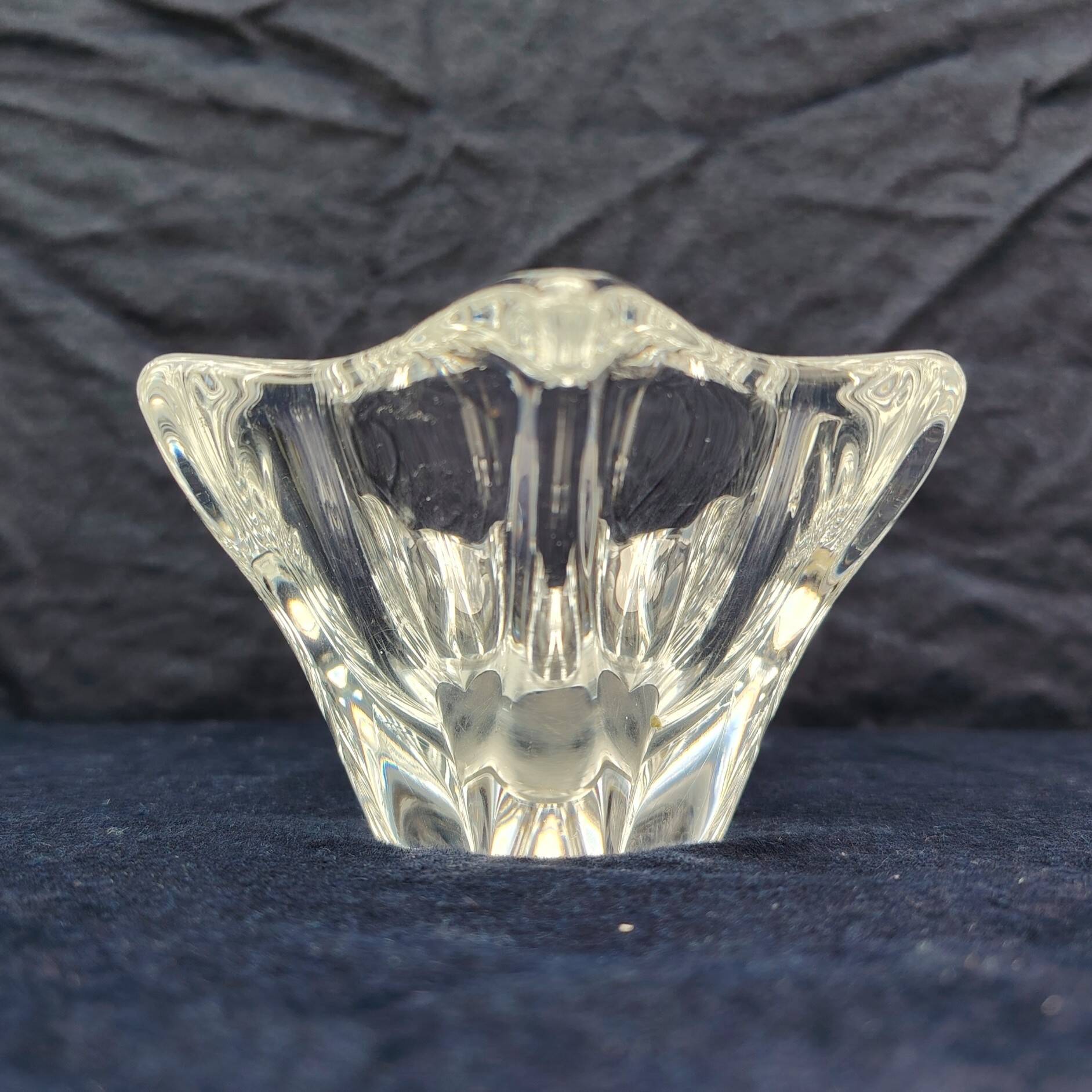 Daum France crystal emptying cup