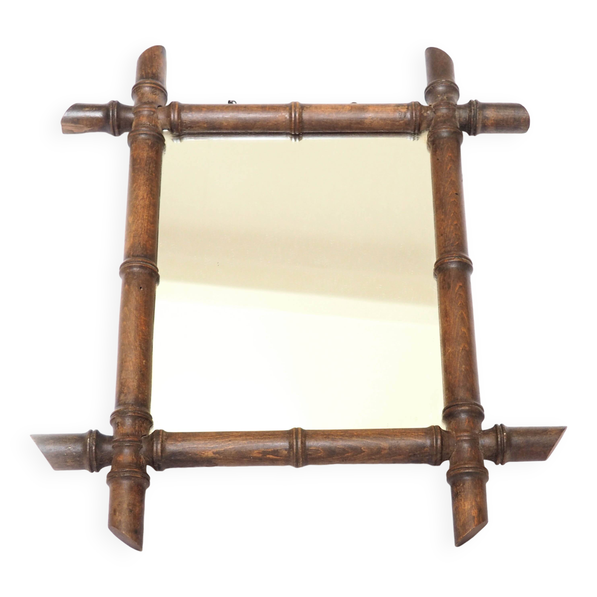 Bamboo chain mirror 1900