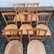 Lot de 7 chaises bistrot Luterma, 1950