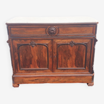 NapoleonIII secretary chest of drawers in rosewood