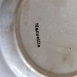 2 Longwy “Marseille” plates – Tulip decor.