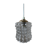 Vintage glass pendant lamp