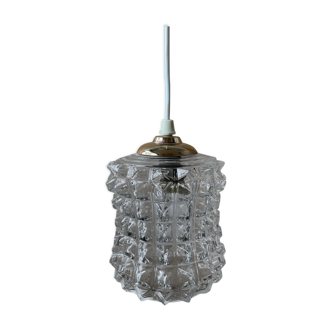 Vintage glass pendant lamp