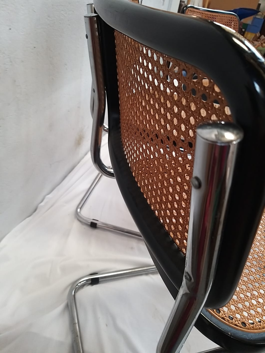 Series of 6 chairs b32 by Marcel Breuer