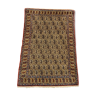 Tapis tribal vintage 203x136 cm wool oriental hand made rug rouge, beige, bleu