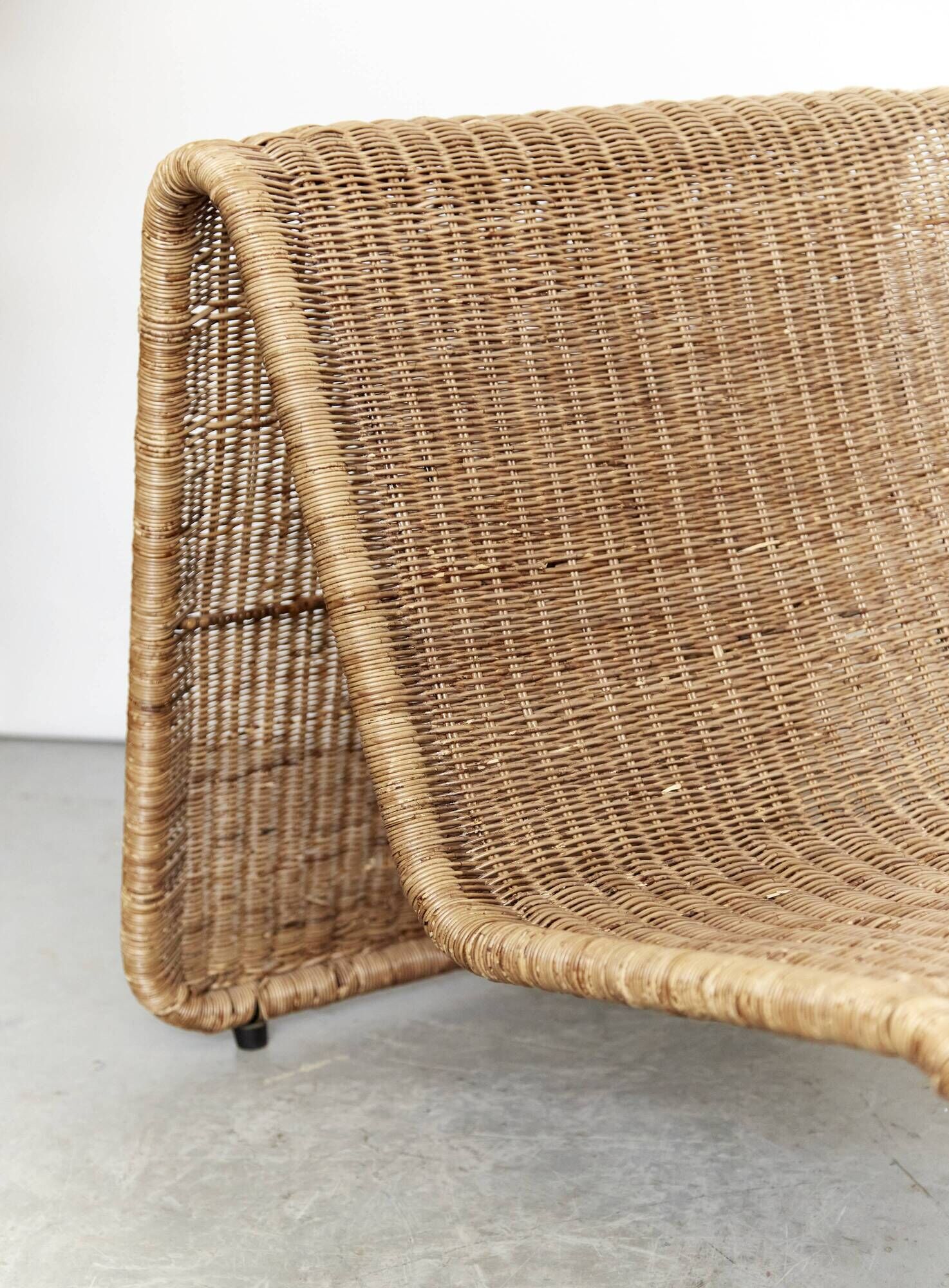 Rattan P3 meridian by Tito Agnoli for Pierantonio Bonacina