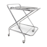 Space Age style rolling trolley