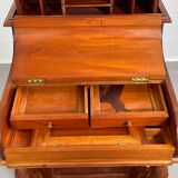 20th century Davenport desk with walnut piano top