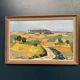 Swedish Oil on Panel “Landscape” by Tage Gavik, Signed, Vintage & Framed